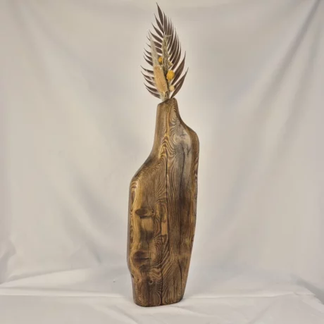 Vase design en bois