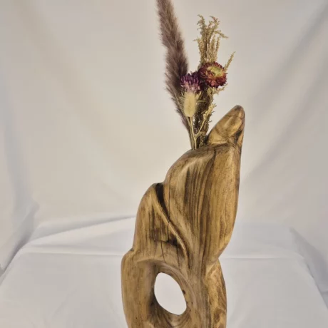 Vase design en bois