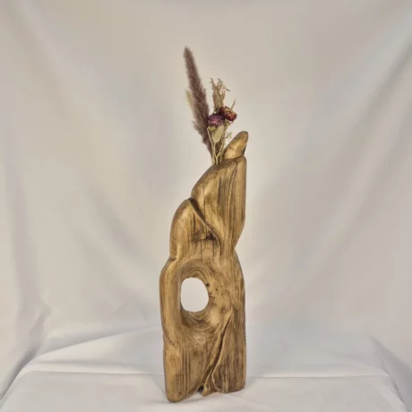 Vase design en bois