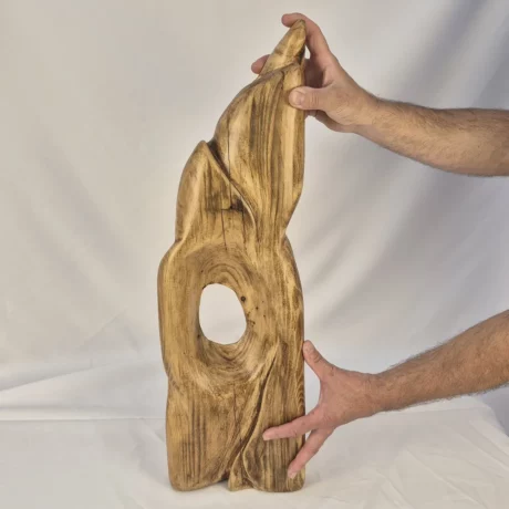 Vase design en bois