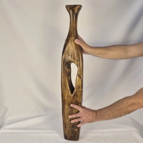 Vase design en bois