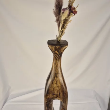 Vase design en bois