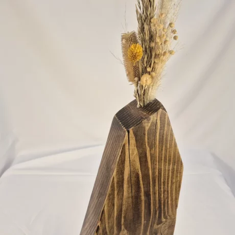 Vase design en bois