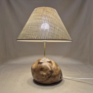 Lampe à poser en bois
