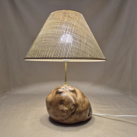 Lampe à poser en bois
