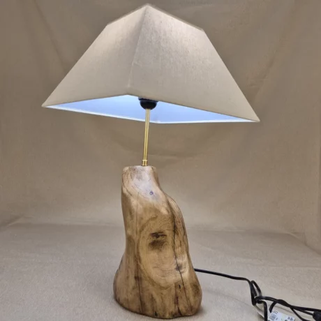 Lampe à poser en bois
