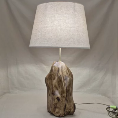 Lampe à poser en bois