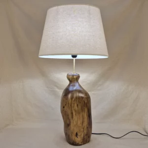 Lampe à poser en bois