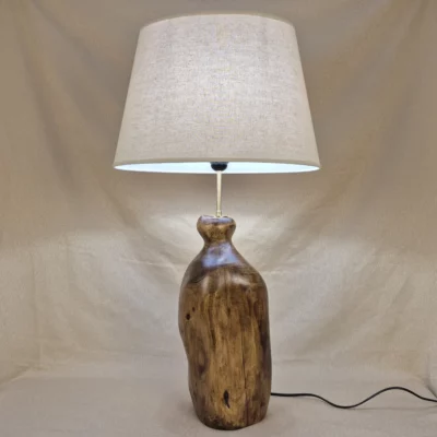 Lampe à poser en bois