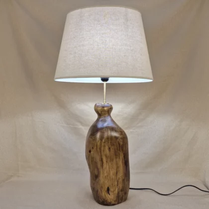 Lampe à poser en bois