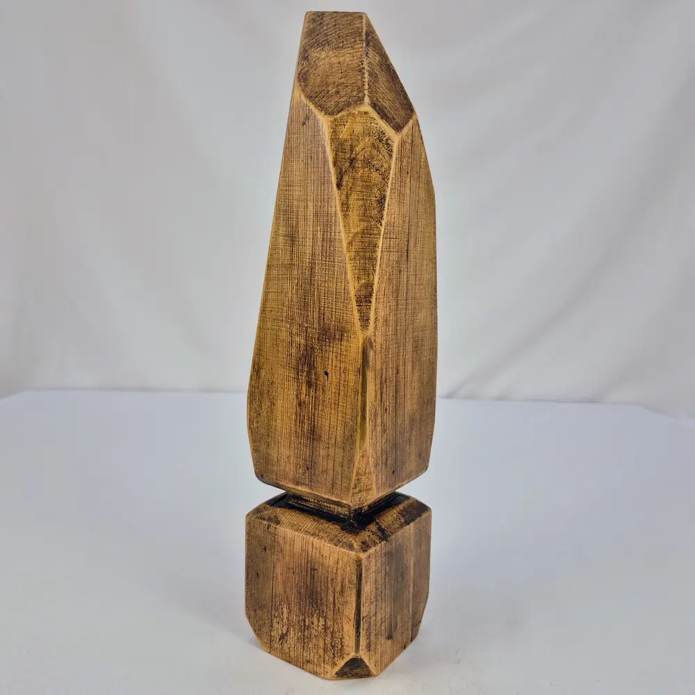 Vase soliflore en bois massif