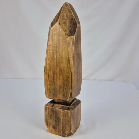Vase soliflore en bois massif