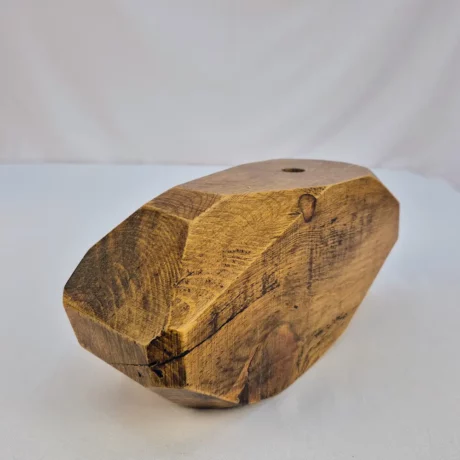 Vase soliflore en bois massif