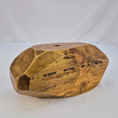 Vase soliflore en bois massif