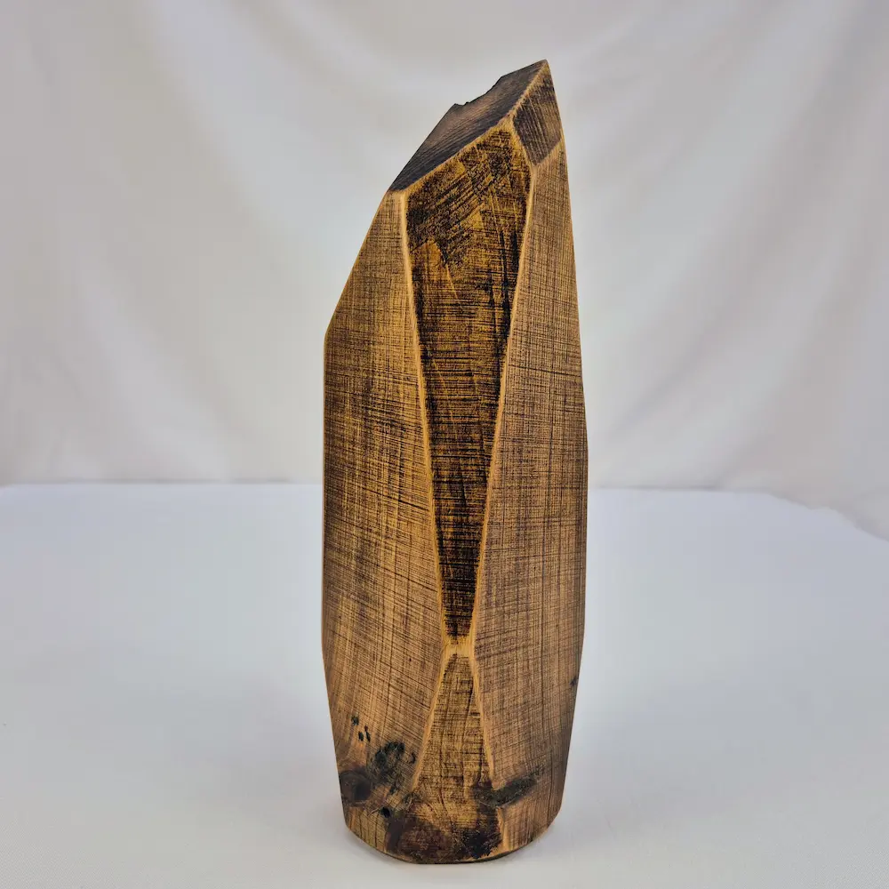 Vase soliflore en bois massif
