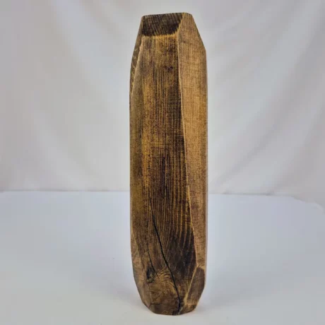Vase soliflore en bois massif