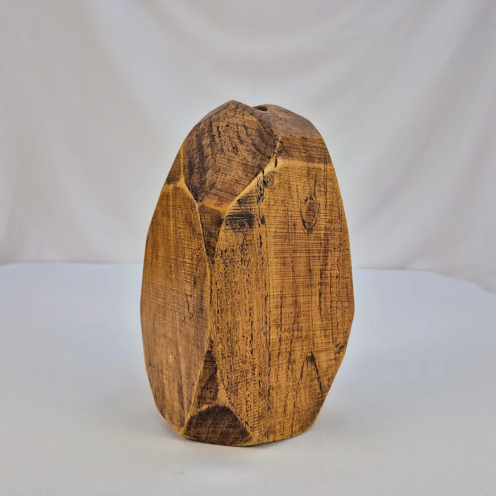 Vase soliflore en bois