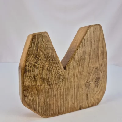 Vase soliflore en bois massif