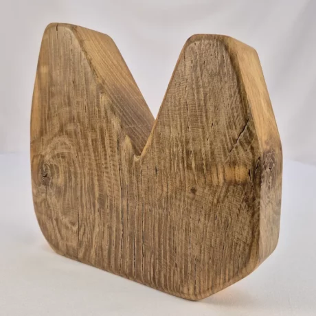 Vase soliflore en bois massif