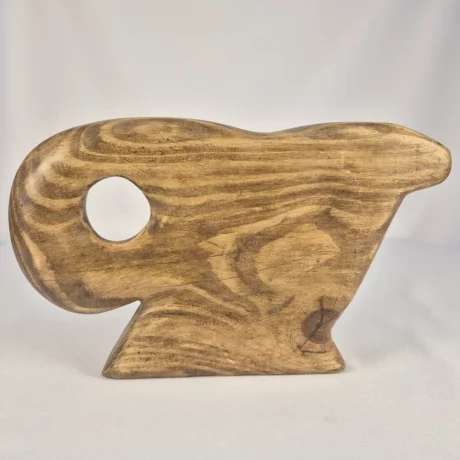 Vase soliflore design en bois