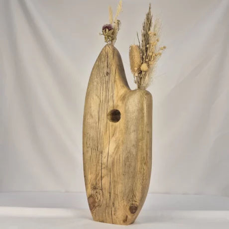 Vase Soliflore design en bois