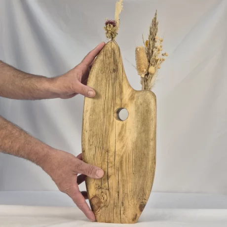 Vase Soliflore design en bois