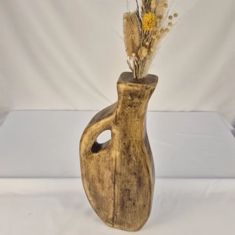 Vase Soliflore design en bois