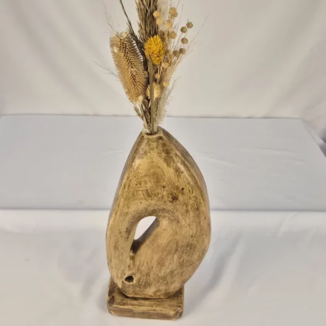 Vase Soliflore design en bois