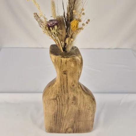 Vase Soliflore design en bois