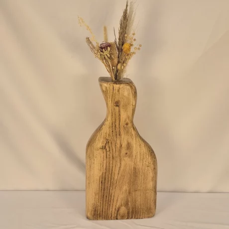 Vase Soliflore design en bois