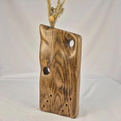 Vase Soliflore design en bois