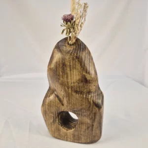 Vase Soliflore design en bois
