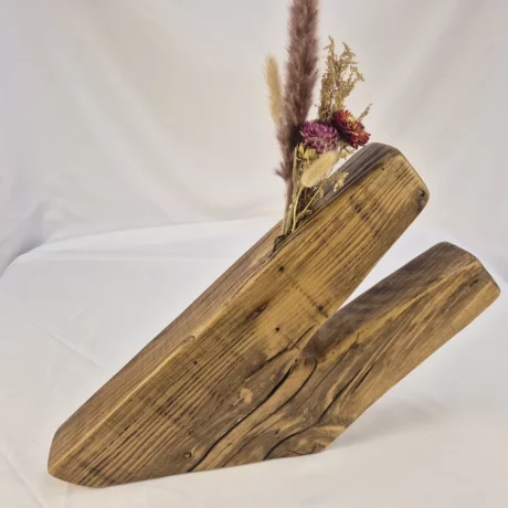 Vase Soliflore design en bois