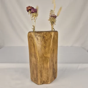 Vase Soliflore design en bois