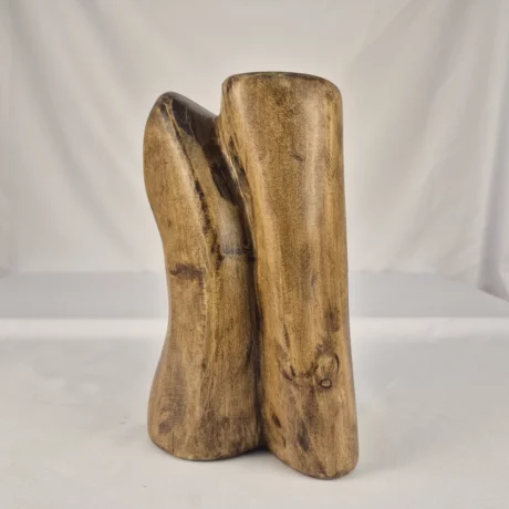 Vase Soliflore design en bois