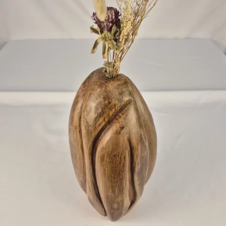 Vase Soliflore design en bois