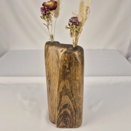 Vase Soliflore design en bois