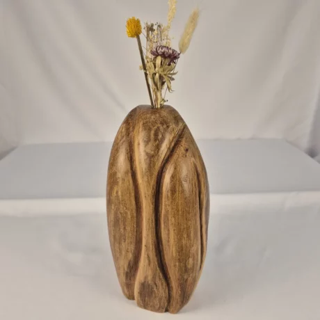 Vase Soliflore design en bois
