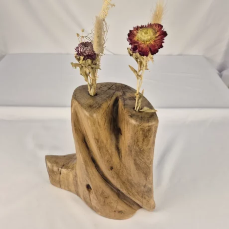 Vase Soliflore design en bois