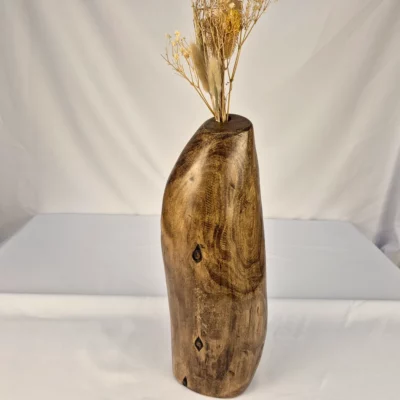 Vase Soliflore design en bois