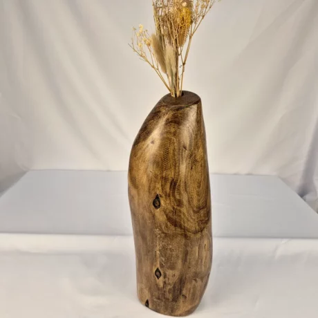 Vase Soliflore design en bois