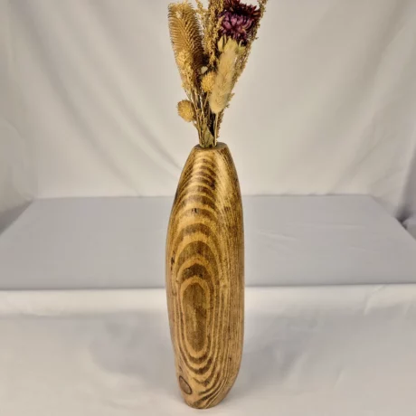 Vase Soliflore design en bois