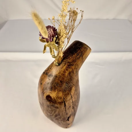 Vase Soliflore design en bois