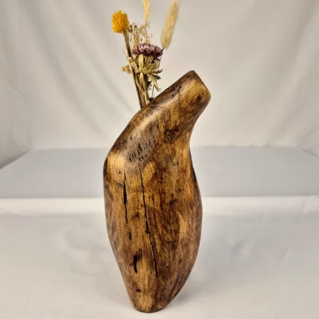 Vase Soliflore design en bois