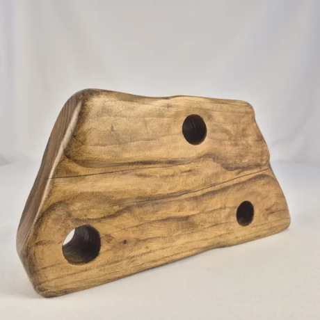 Vase soliflore design en bois