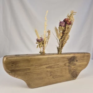 Vase soliflore design en bois