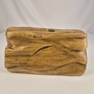 Vase soliflore design en bois