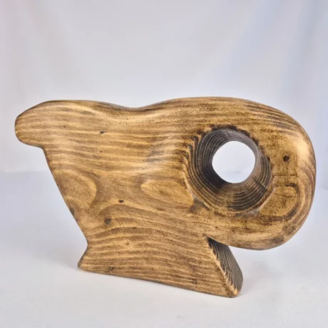 Vase soliflore design en bois