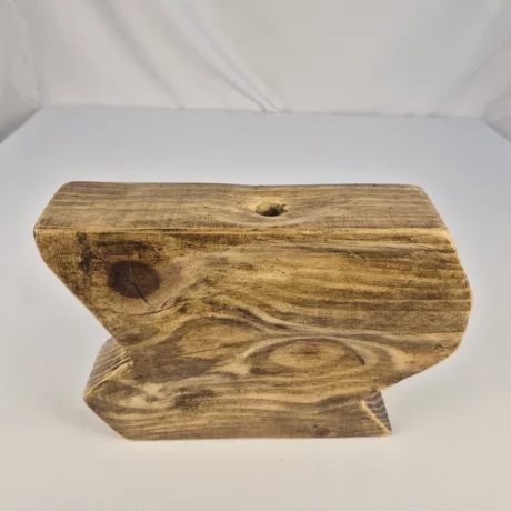 Vase soliflore design en bois