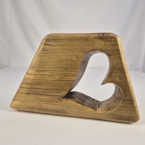 Vase soliflore design en bois